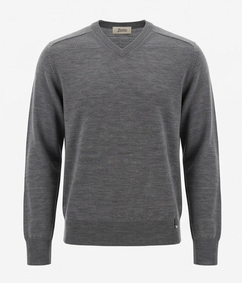 HERNO MAGLIA V NEK LANA
