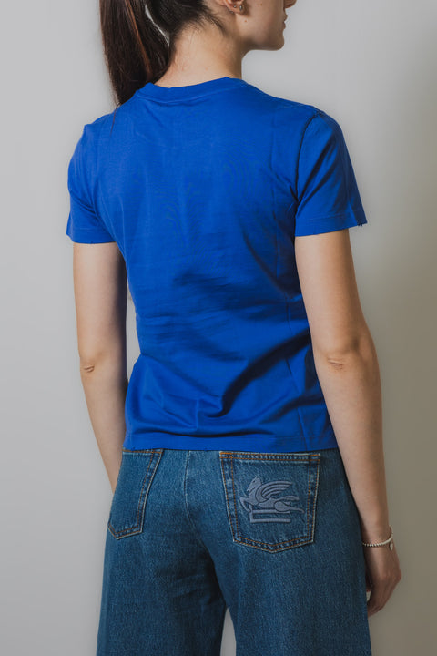 ETRO T-SHIRT IN JERSEY CON STAMPA FIORE