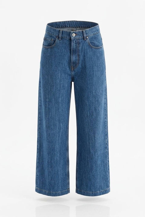 PAROSH JEANS DENIM PALAZZO