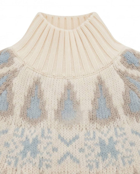 HERNO MAGLIA JACQUARD NORVEGIAN MOHAIR