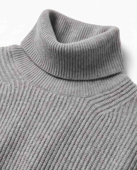 MAX MARA STUDIO COBALTO GILET COLLO ALTO IN LANA E CASHMERE