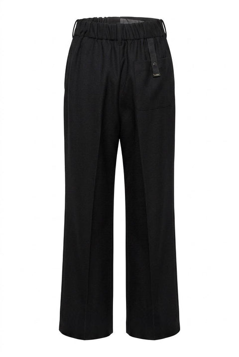 HERNO PANTALONE PALAZZO FLANELLA