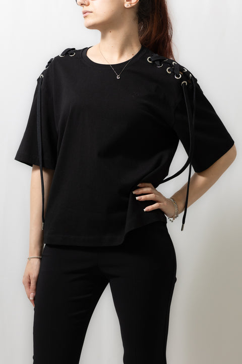 PINKO MAVERICK MAGLIA JERSEY CROPPED