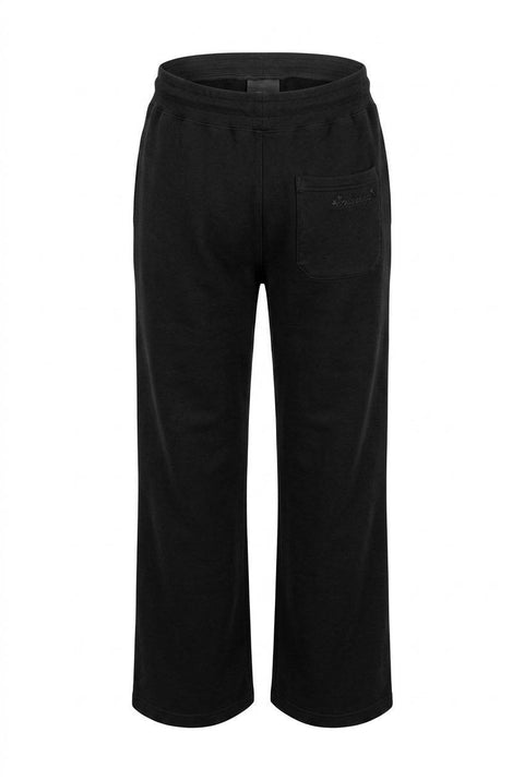 DONDUP PANTALONI WIDE LEG IN COTONE GARZATO