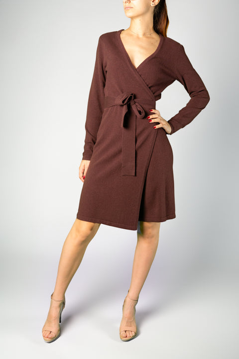 DIANE VON FURSTENBERG SHORT CASHMERE DRESS