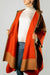 ETRO WOOL CAPE WITH FEATHER HOOD