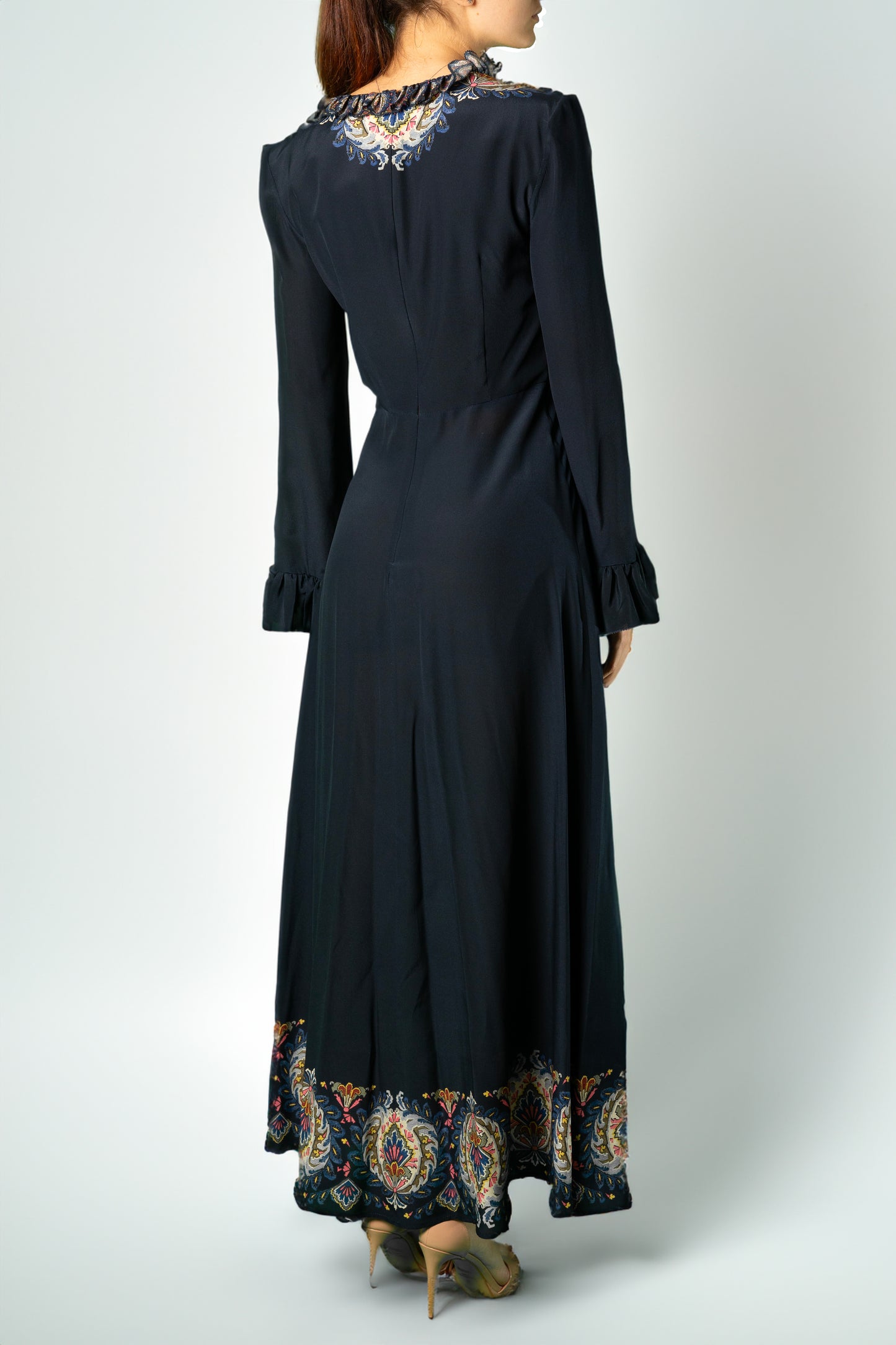 ETRO ABITO SETA FANTASIA MORE