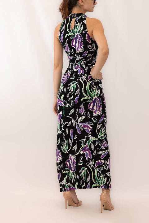 DIANE VON FURSTENBERG ABITO LUNGO FANTASIA FLOREALE