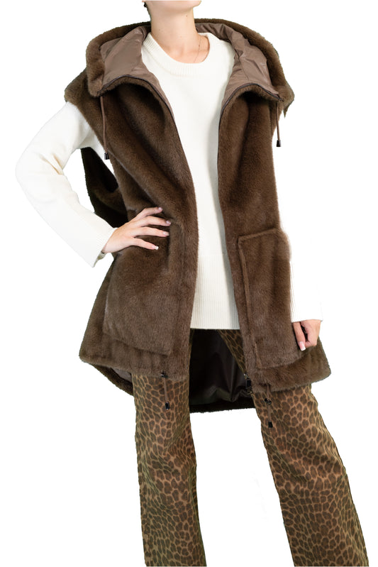 PAROSH GILET OVER ECOVISONE
