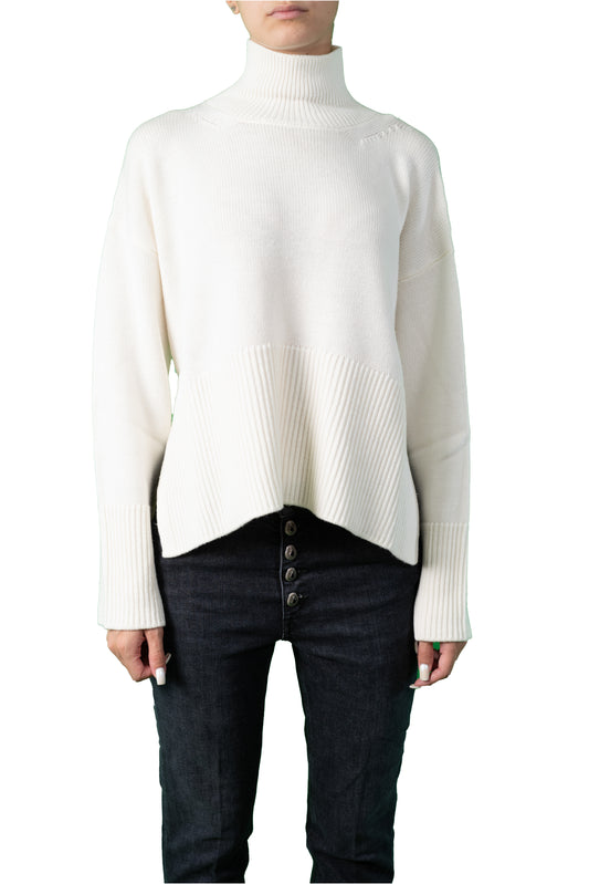 DONDUP MAGLIA COLLO ALTO LANA MERINOS