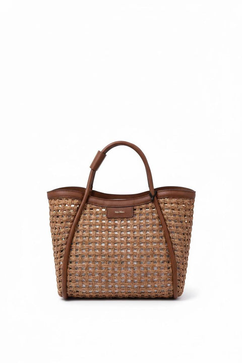 MAX MARA MARINECESTO BORSA MEDIUM RAFFIA