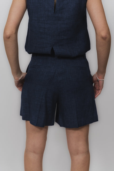 PAROSH SHORTS MISTO LINO