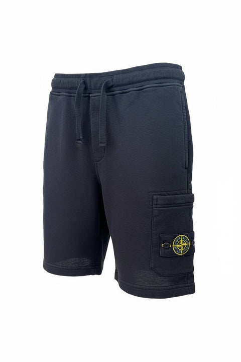 STONE ISLAND BERMUDA DI FELPA CARGO LOGO