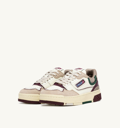 AUTRY SNEAKER CLC PELLE E SUEDE TAB LOGO