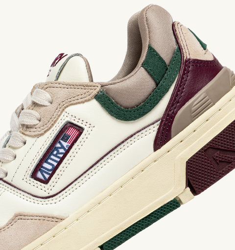 AUTRY SNEAKER CLC PELLE E SUEDE TAB LOGO