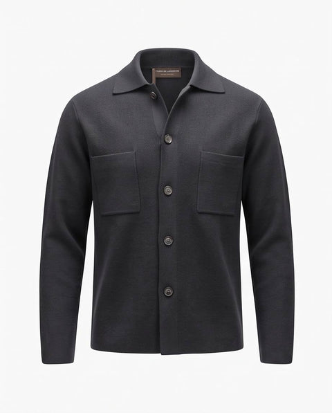 FILIPPO DE LAURENTIIS OVERSHIRT LANA PUNTO MILANO