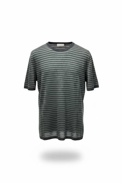 ROBERTO COLLINA T-SHIRT OVERE COTONE E LINO