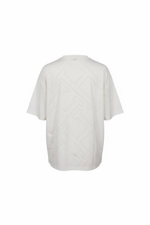 HERNO T-SHIRT JERSEY OVER RICAMO LOGO