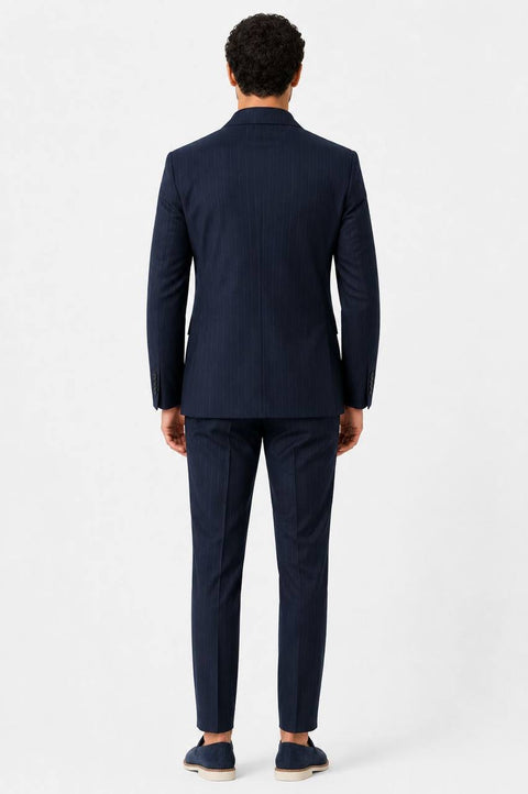 LARDINI COORDINATO DOPPIOPETTO LANA E CASHMERE