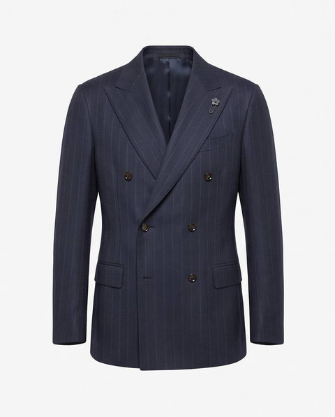 LARDINI COORDINATO DOPPIOPETTO LANA E CASHMERE