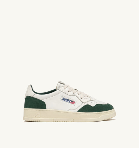AUTRY SNEAKER PELLE CAPRA E SUEDE TAB LOGO