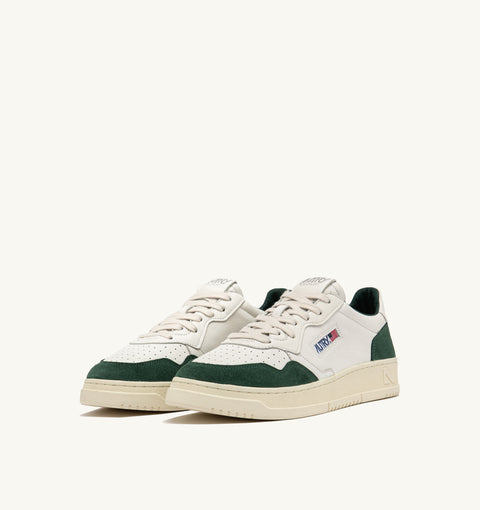 AUTRY SNEAKER PELLE CAPRA E SUEDE TAB LOGO