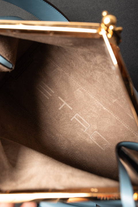 ETRO BORSA VELA MEDIUM IN PELLE CON TRACOLLA E CHIUSURA METALLO