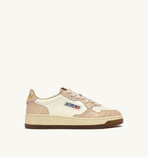 AUTRY SNEAKER PELLE E COCCO TAB LOGO