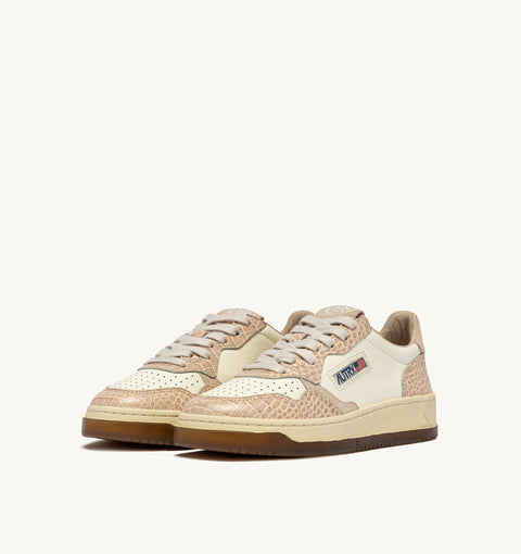 AUTRY SNEAKER PELLE E COCCO TAB LOGO