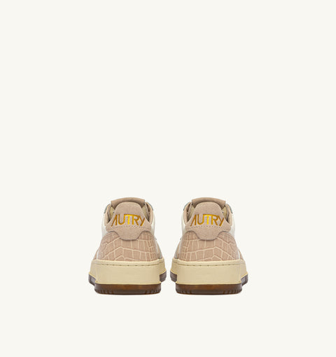 AUTRY SNEAKER PELLE E COCCO TAB LOGO