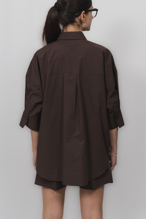 PAROSH CAMICIA OVER PLASTRON COTONE