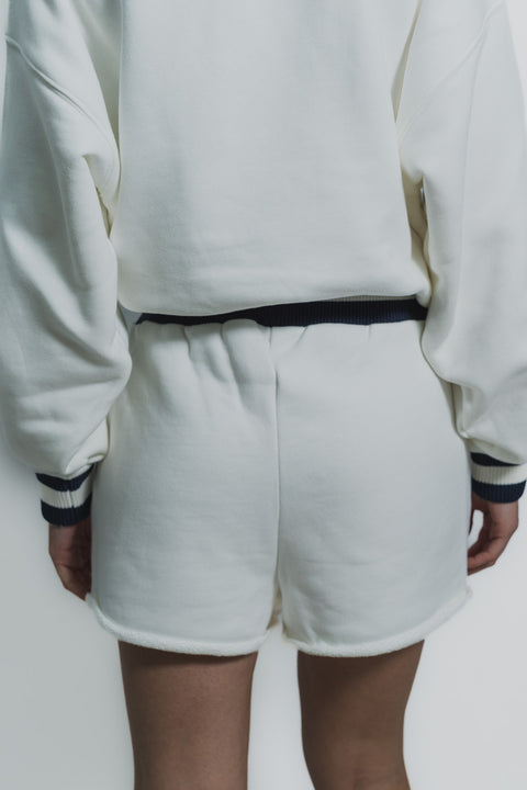 AUTRY BERMUDA FELPA LOGO CON PERLE