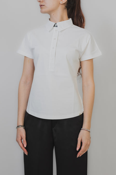 HERNO POLO MEZZA MANICA CON SPCCHI LATI FONDO REALIZZATA IN JERSEY