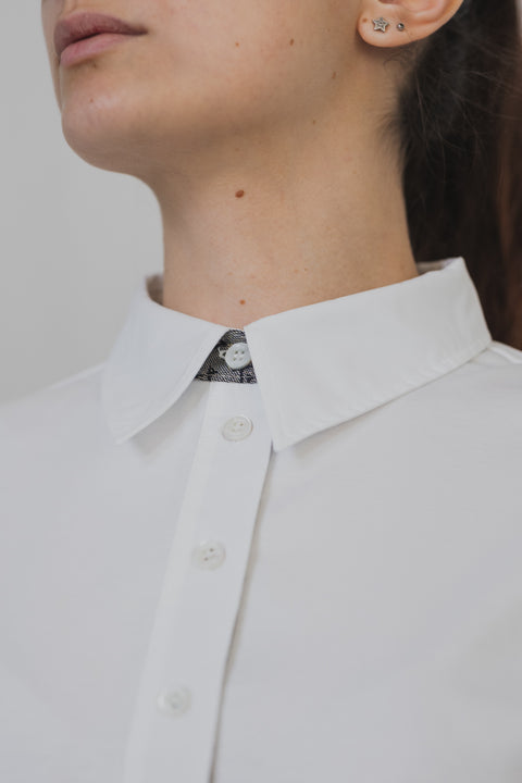 HERNO POLO MEZZA MANICA CON SPCCHI LATI FONDO REALIZZATA IN JERSEY