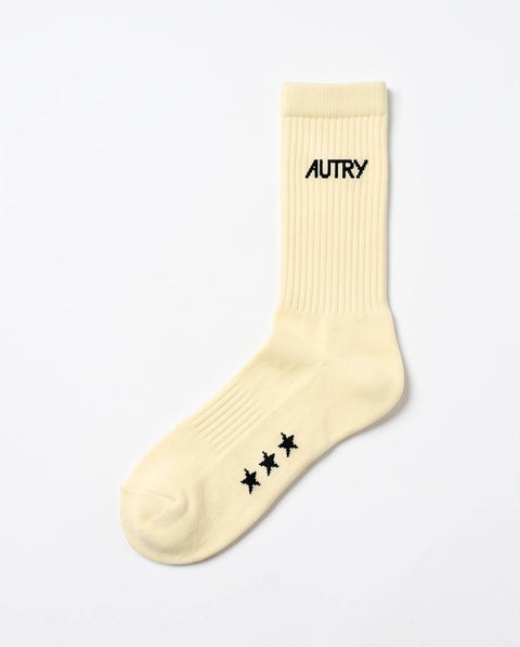 AUTRY CALZINO COTONE LOGO