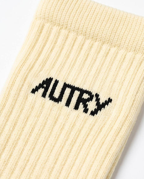 AUTRY CALZINO COTONE LOGO