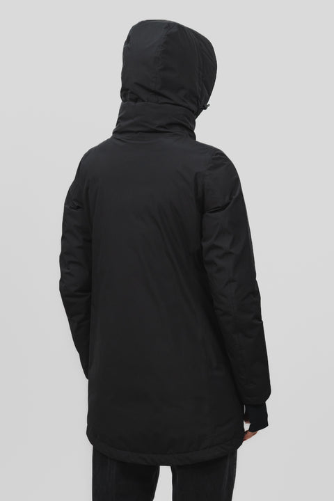 HERNO PIUMINO ASIMMETRICO LUNGO CAPPUCCIO