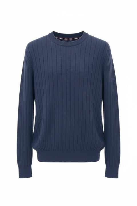 BRUNELLO CUCINELLI MAGLIA COTONE COSTA PIATTA