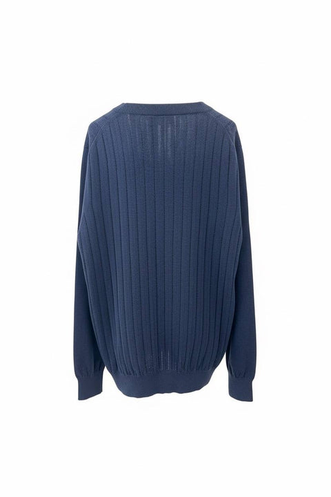 BRUNELLO CUCINELLI MAGLIA COTONE COSTA PIATTA