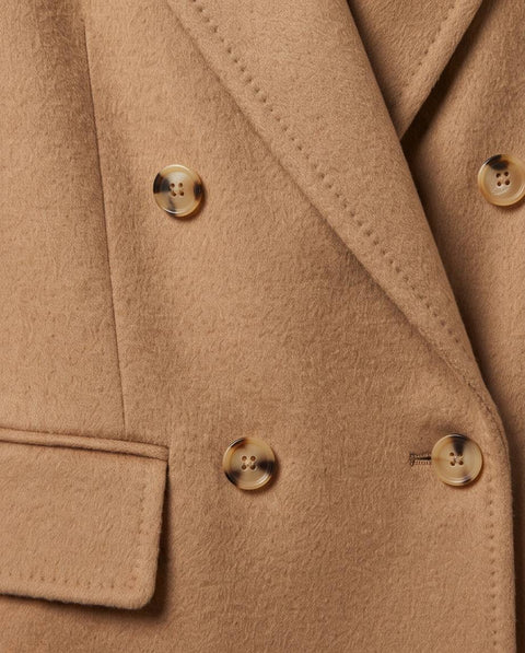 MAX MARA OLIMPIA GIACCA DOPPIOPETTO OVER CAMMELLO