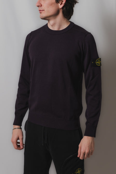 STONE ISLAND MAGLIA GIROCOLLO REALIZZATA NEL CLASSICO COTONE FINEZZA 14 VESTIBILITA  REGULAR