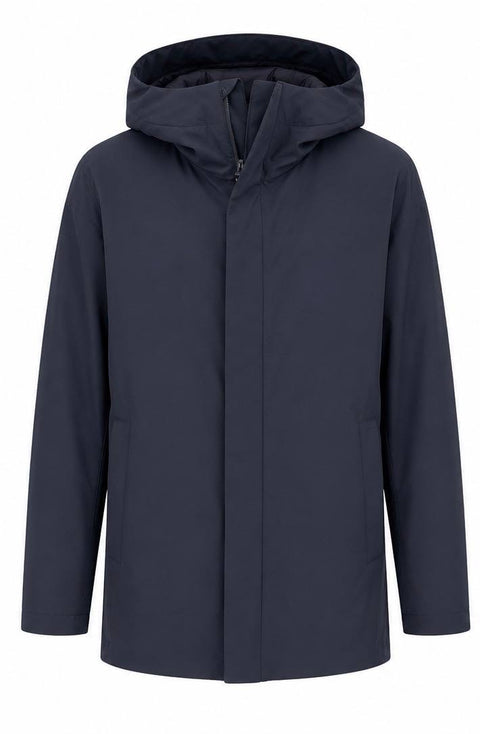 HERNO JACKET CAPPUCCIO CORTO IMBOTTITO PIUMA
