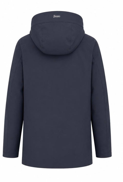 HERNO JACKET CAPPUCCIO CORTO IMBOTTITO PIUMA