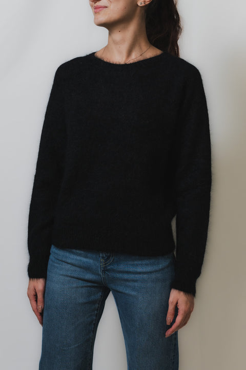 ROBERTO COLLINA MAGLIA GIROCOLLO ANGORA