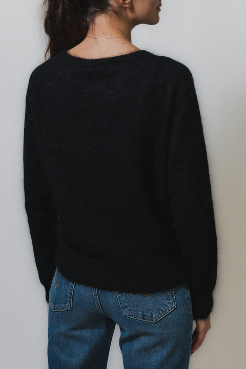 ROBERTO COLLINA MAGLIA GIROCOLLO ANGORA