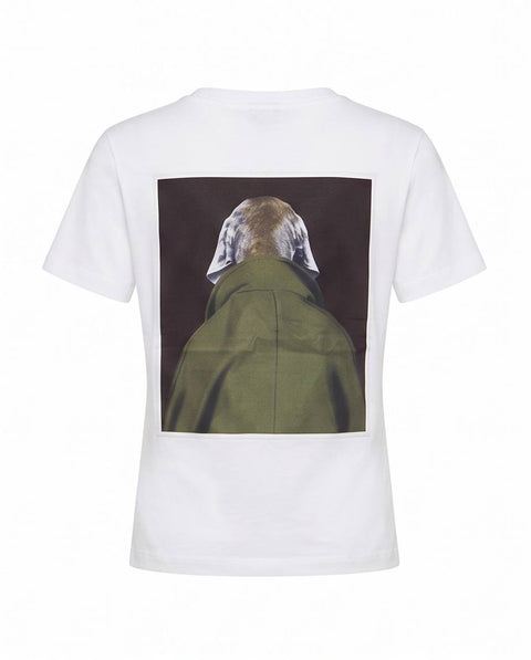 MAX MARA CALCA T-SHIRT JERSEY STAMPA LOGO
