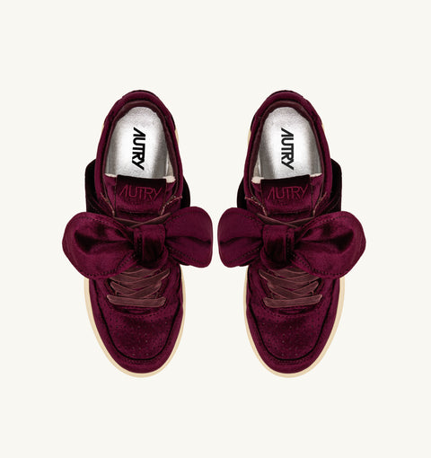 AUTRY SNEAKER MEDALIST VELLUTO FIOCCO