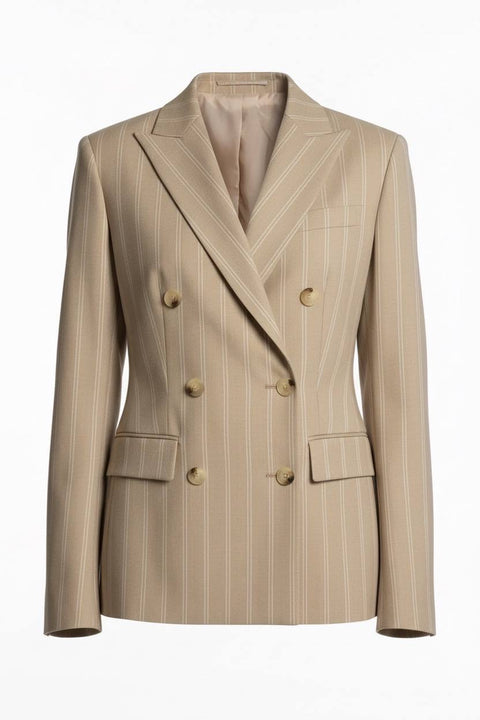 DONDUP GIACCA DOPPIOPETTO VISCOSA GESSATO