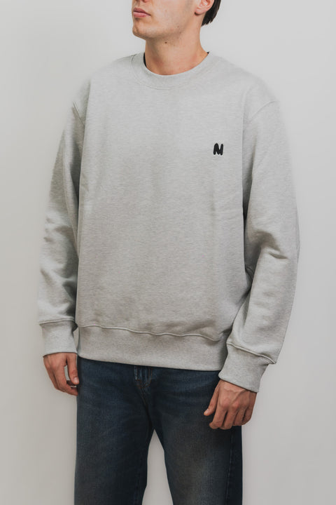 MSGM FELPA GIROCOLLO LOGO