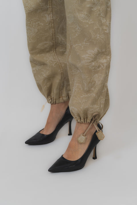 ETRO PANTALONE CARGO COTONE JACQUARD